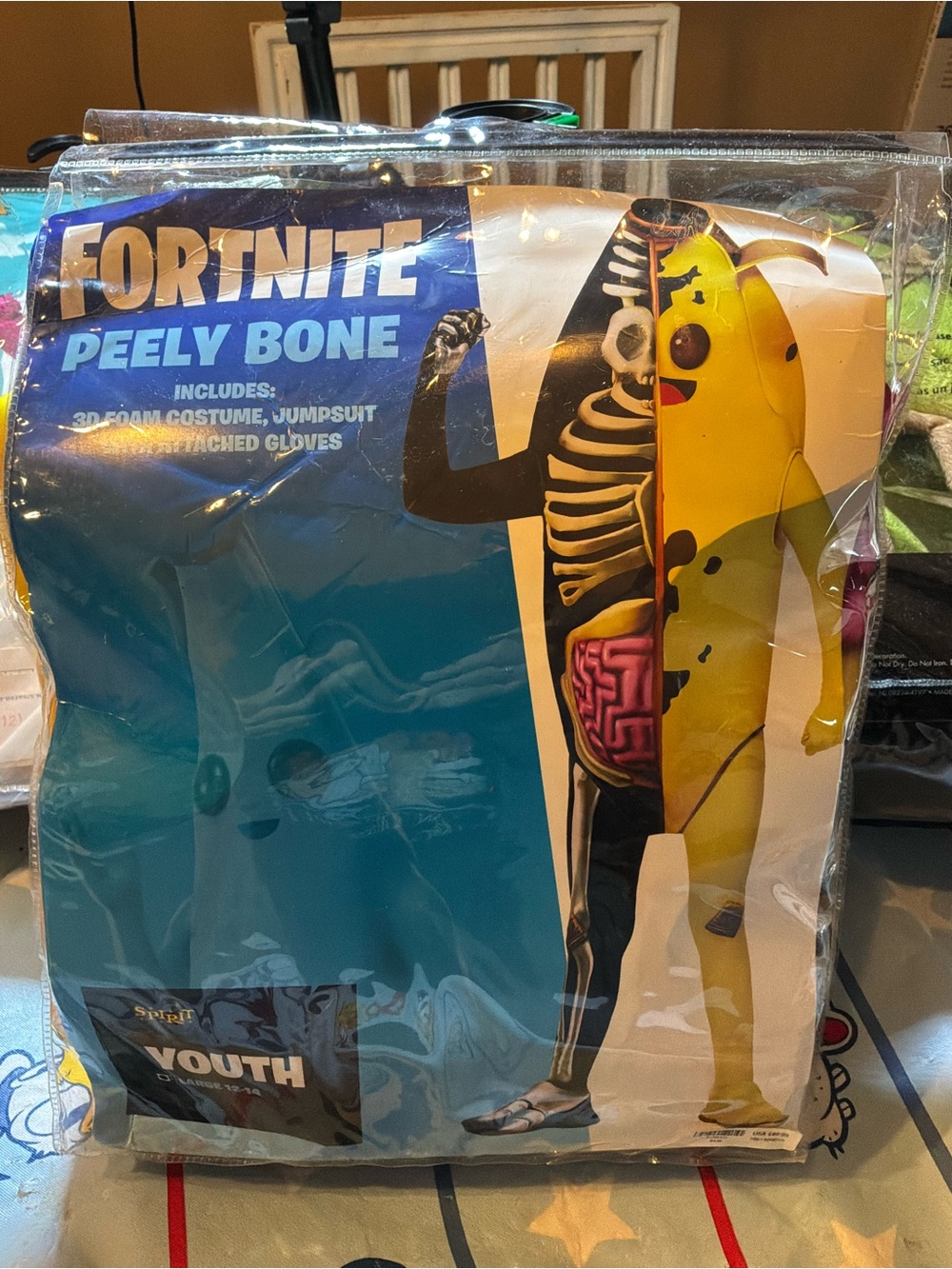 Fortnite peels bone youth size large 12-14 [;ease read description